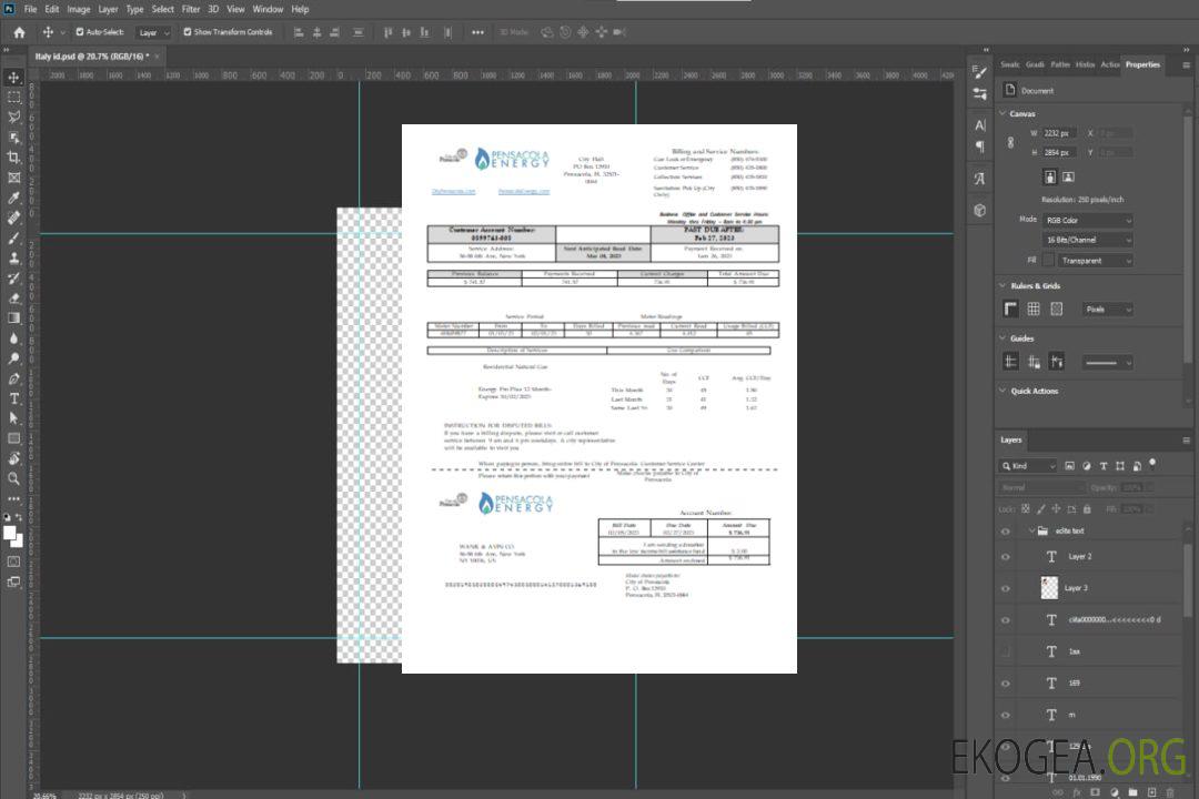 Projet de loi sur les services publics de Florida Pensacola Energy, SCR template